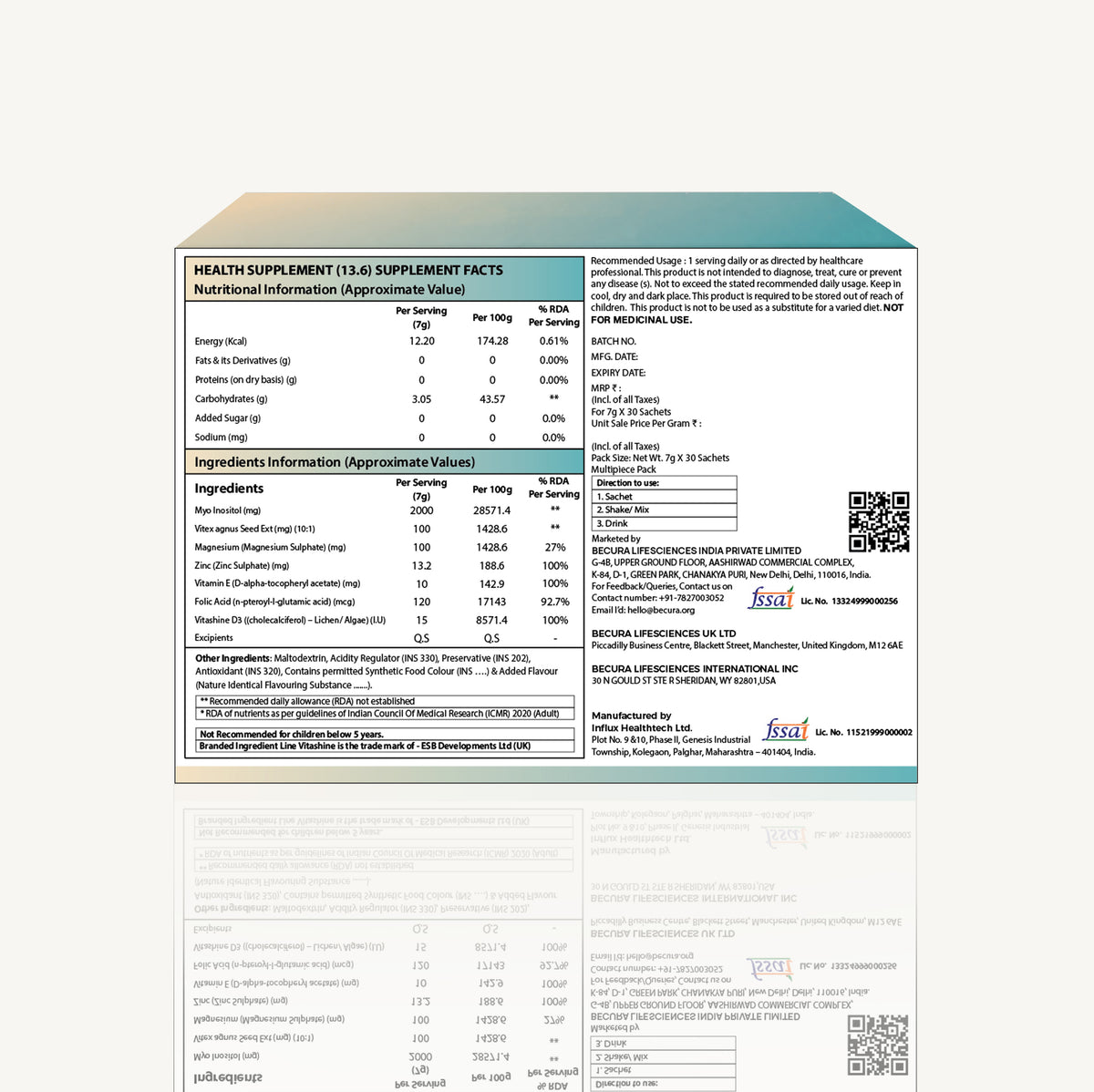 INOCURA – ADVANCED MYO-INOSITOL BASED PCOS WELLNESS